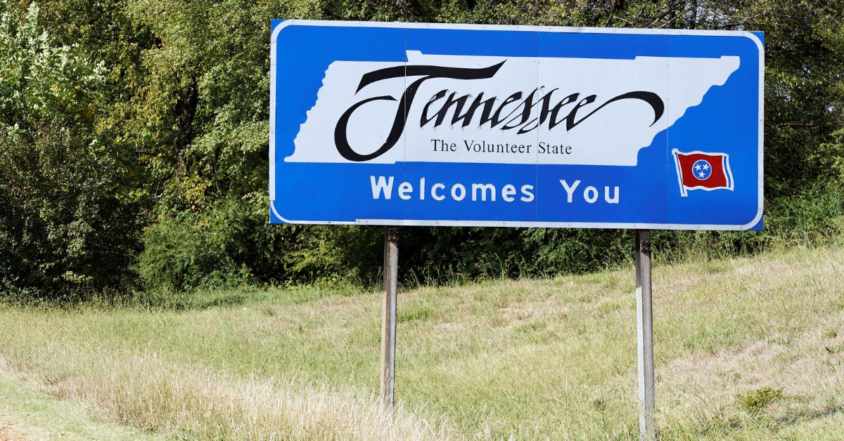 Tennessee Welcome Sign