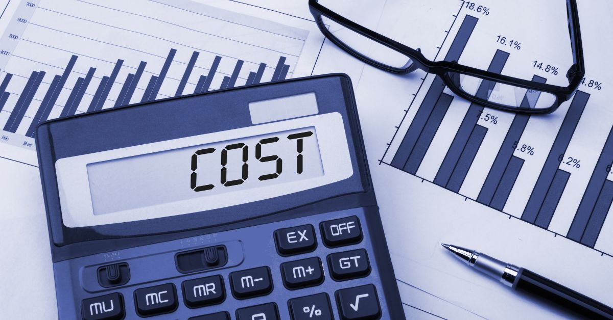 Screen in the Calculator Reads as Cost